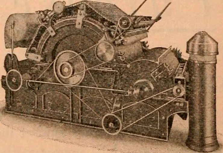 An illustration from Official American textile directory; containing reports of all the textile manufacturing establishments in the United States and Canada, together with the yarn trade index ... Comp. annually by the Textile world journal, 1920, leaf 21