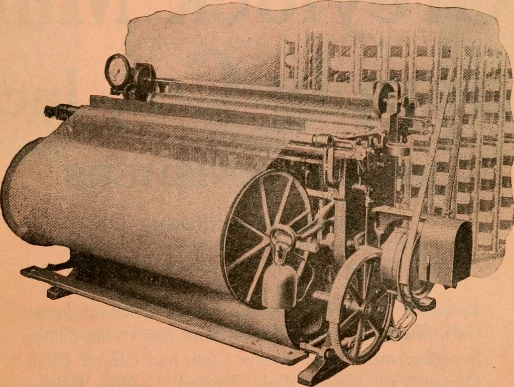 An illustration from Official American textile directory; containing reports of all the textile manufacturing establishments in the United States and Canada, together with the yarn trade index ... Comp. annually by the Textile world journal, 1920, leaf 24