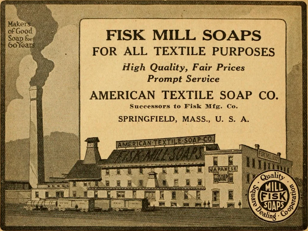 An illustration from Official American textile directory; containing reports of all the textile manufacturing establishments in the United States and Canada, together with the yarn trade index ... Comp. annually by the Textile world journal, 1920, leaf 245