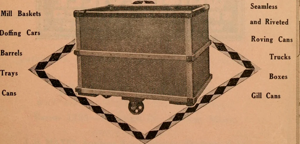 An illustration from Official American textile directory; containing reports of all the textile manufacturing establishments in the United States and Canada, together with the yarn trade index ... Comp. annually by the Textile world journal, 1920, leaf 26