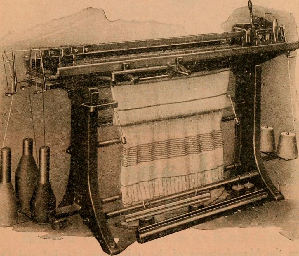 An illustration from Official American textile directory; containing reports of all the textile manufacturing establishments in the United States and Canada, together with the yarn trade index ... Comp. annually by the Textile world journal, 1920, leaf 38