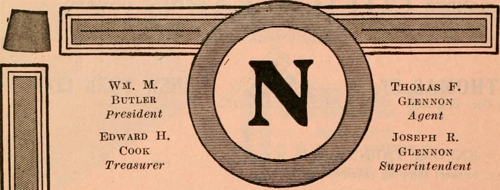 An illustration from Official American textile directory; containing reports of all the textile manufacturing establishments in the United States and Canada, together with the yarn trade index ... Comp. annually by the Textile world journal, 1920, leaf 613