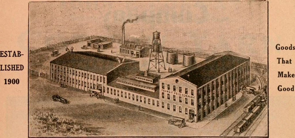 An illustration from Official American textile directory; containing reports of all the textile manufacturing establishments in the United States and Canada, together with the yarn trade index ... Comp. annually by the Textile world journal, 1920, leaf 614