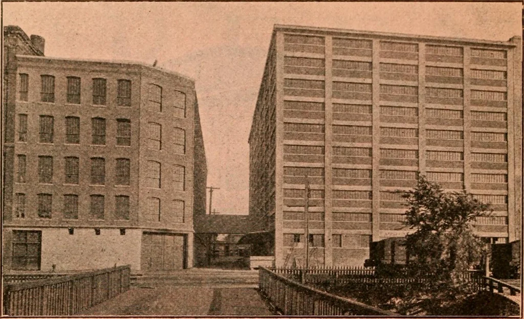 An illustration from Official American textile directory; containing reports of all the textile manufacturing establishments in the United States and Canada, together with the yarn trade index ... Comp. annually by the Textile world journal, 1920, leaf 83