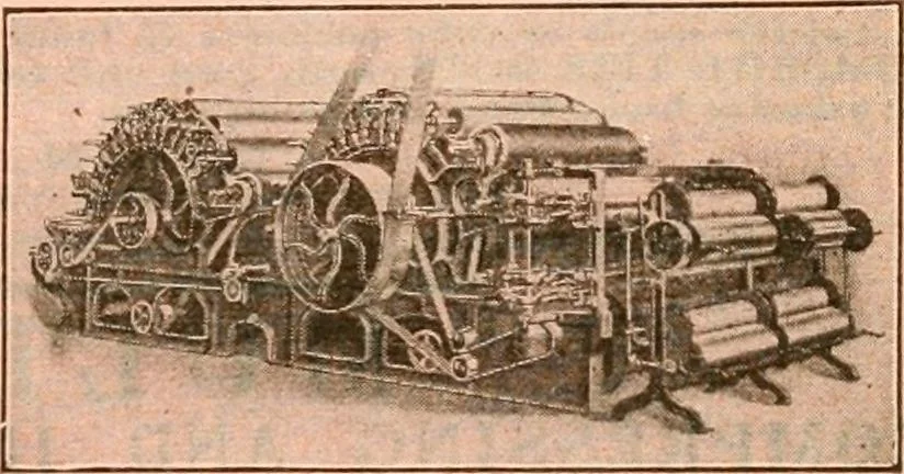 An illustration from Official American textile directory; containing reports of all the textile manufacturing establishments in the United States and Canada, together with the yarn trade index ... Comp. annually by the Textile world journal, 1921, leaf 12