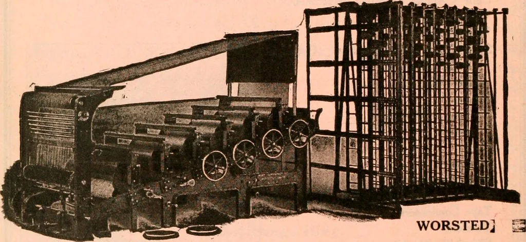 An illustration from Official American textile directory; containing reports of all the textile manufacturing establishments in the United States and Canada, together with the yarn trade index ... Comp. annually by the Textile world journal, 1921, leaf 13