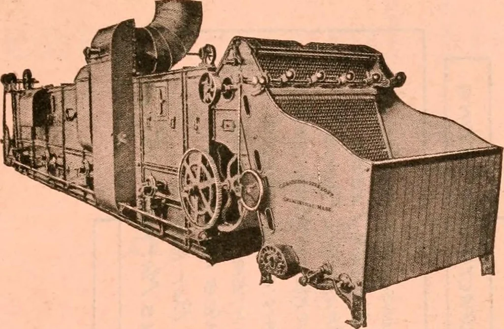 An illustration from Official American textile directory; containing reports of all the textile manufacturing establishments in the United States and Canada, together with the yarn trade index ... Comp. annually by the Textile world journal, 1921, leaf 14
