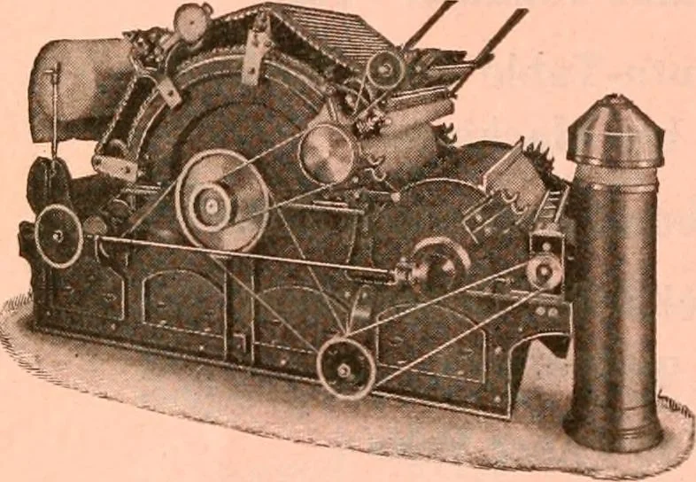 An illustration from Official American textile directory; containing reports of all the textile manufacturing establishments in the United States and Canada, together with the yarn trade index ... Comp. annually by the Textile world journal, 1921, leaf 23