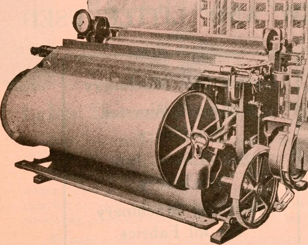 An illustration from Official American textile directory; containing reports of all the textile manufacturing establishments in the United States and Canada, together with the yarn trade index ... Comp. annually by the Textile world journal, 1921, leaf 26