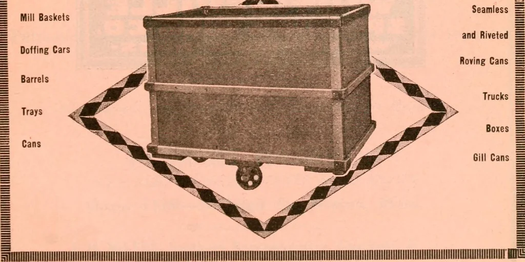 An illustration from Official American textile directory; containing reports of all the textile manufacturing establishments in the United States and Canada, together with the yarn trade index ... Comp. annually by the Textile world journal, 1921, leaf 28