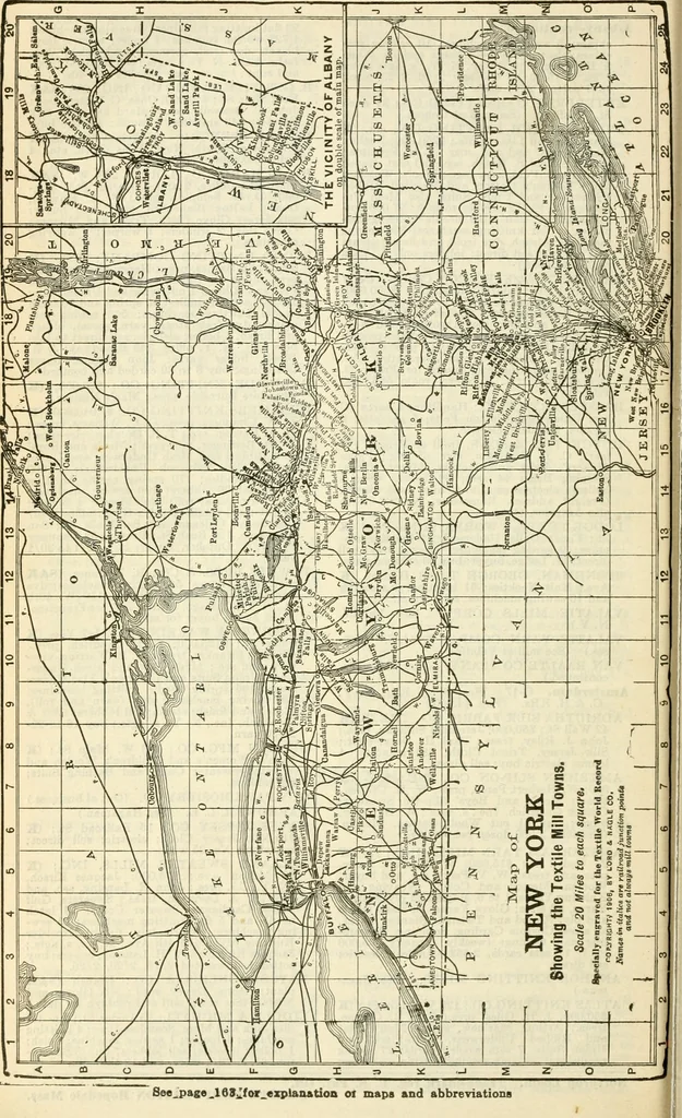 An illustration from Official American textile directory; containing reports of all the textile manufacturing establishments in the United States and Canada, together with the yarn trade index ... Comp. annually by the Textile world journal, 1921, leaf 331
