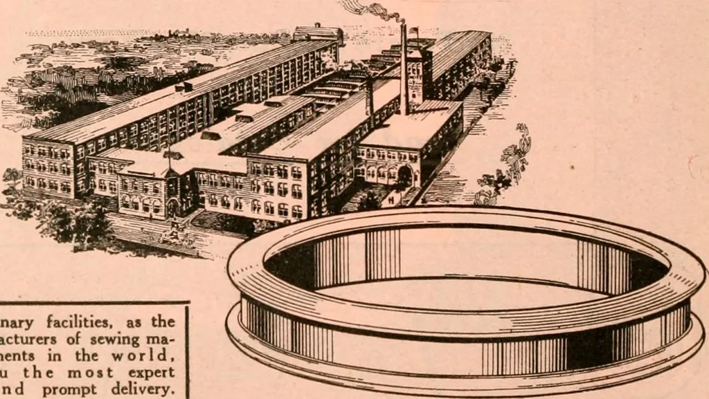 An illustration from Official American textile directory; containing reports of all the textile manufacturing establishments in the United States and Canada, together with the yarn trade index ... Comp. annually by the Textile world journal, 1921, leaf 5