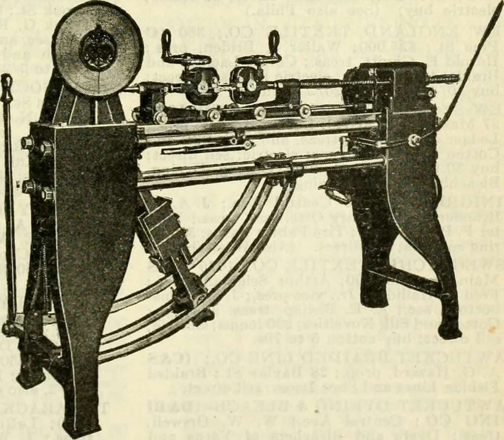 An illustration from Official American textile directory; containing reports of all the textile manufacturing establishments in the United States and Canada, together with the yarn trade index ... Comp. annually by the Textile world journal, 1921, leaf 526