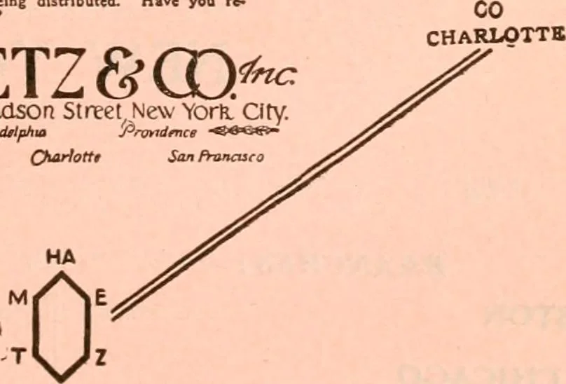 An illustration from Official American textile directory; containing reports of all the textile manufacturing establishments in the United States and Canada, together with the yarn trade index ... Comp. annually by the Textile world journal, 1921, leaf 66