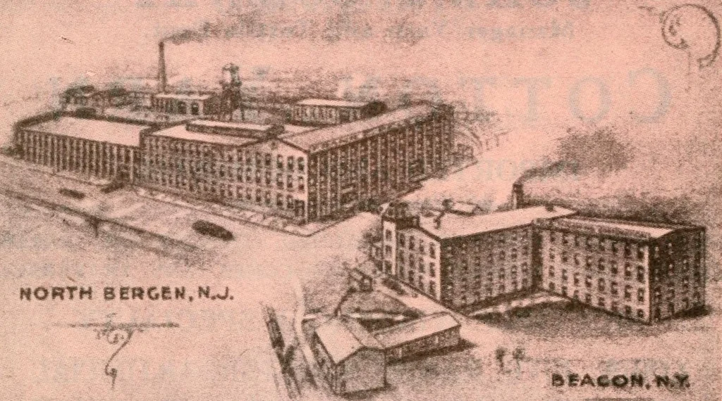 An illustration from Official American textile directory; containing reports of all the textile manufacturing establishments in the United States and Canada, together with the yarn trade index ... Comp. annually by the Textile world journal, 1921, leaf 665