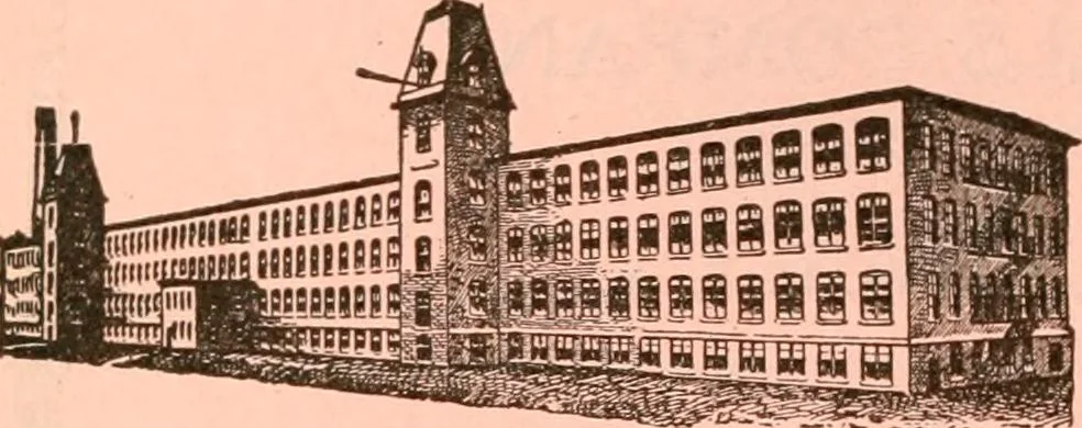 An illustration from Official American textile directory; containing reports of all the textile manufacturing establishments in the United States and Canada, together with the yarn trade index ... Comp. annually by the Textile world journal, 1921, leaf 687