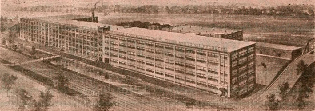 An illustration from Official American textile directory; containing reports of all the textile manufacturing establishments in the United States and Canada, together with the yarn trade index ... Comp. annually by the Textile world journal, 1921, leaf 691