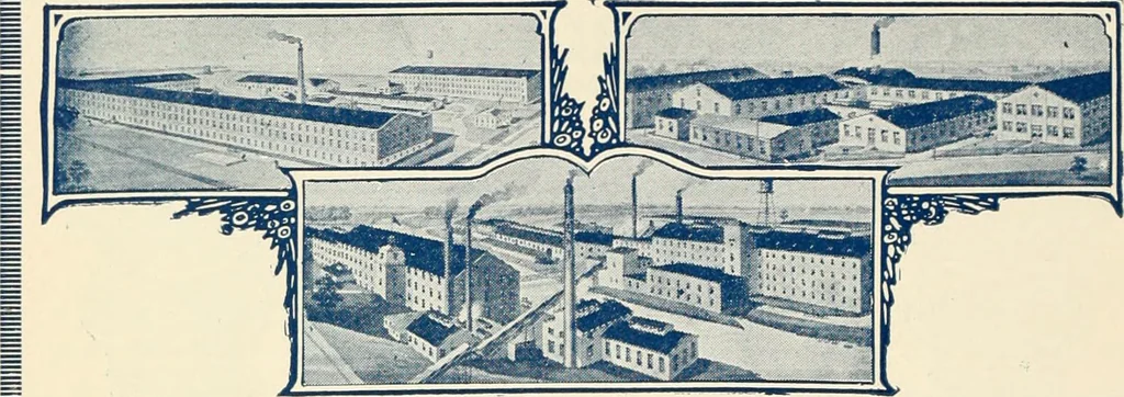 An illustration from Official American textile directory; containing reports of all the textile manufacturing establishments in the United States and Canada, together with the yarn trade index ... Comp. annually by the Textile world journal, 1921, leaf 699