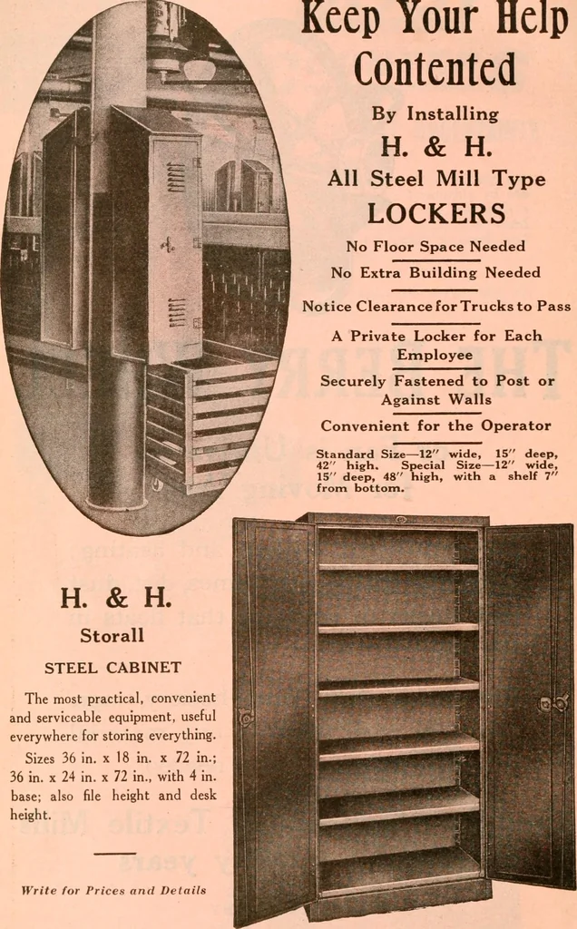 An illustration from Official American textile directory; containing reports of all the textile manufacturing establishments in the United States and Canada, together with the yarn trade index ... Comp. annually by the Textile world journal, 1921, leaf 71