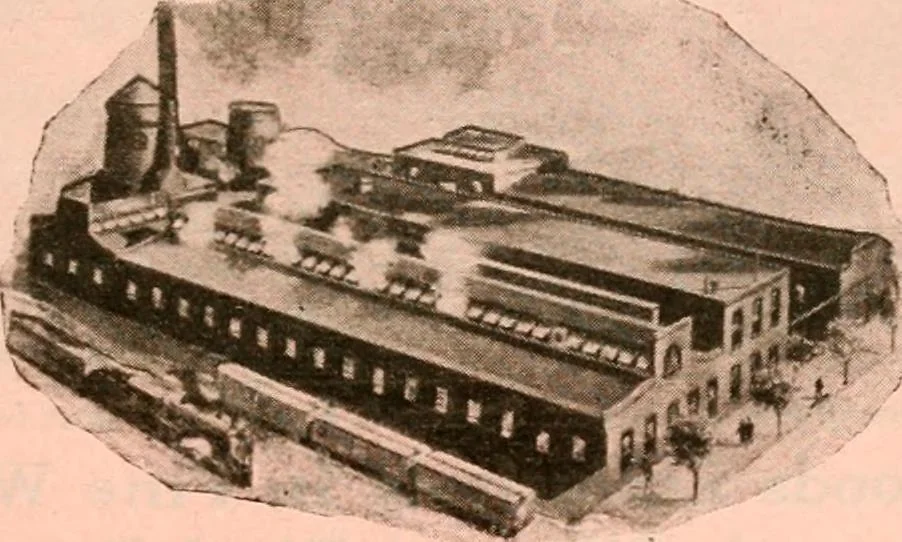 An illustration from Official American textile directory; containing reports of all the textile manufacturing establishments in the United States and Canada, together with the yarn trade index ... Comp. annually by the Textile world journal, 1921, leaf 758