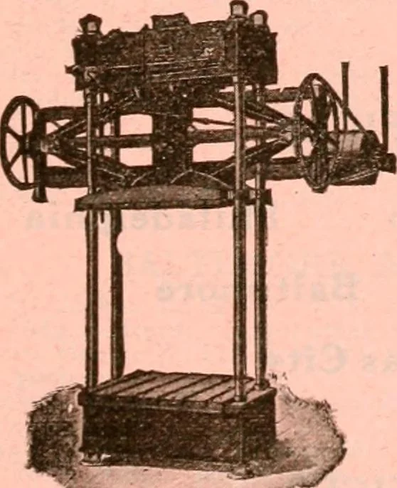 An illustration from Official American textile directory; containing reports of all the textile manufacturing establishments in the United States and Canada, together with the yarn trade index ... Comp. annually by the Textile world journal, 1921, leaf 880