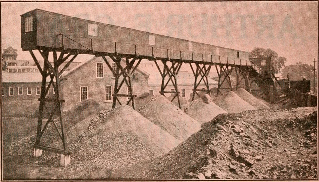 An illustration from Official American textile directory; containing reports of all the textile manufacturing establishments in the United States and Canada, together with the yarn trade index ... Comp. annually by the Textile world journal, 1921, leaf 91