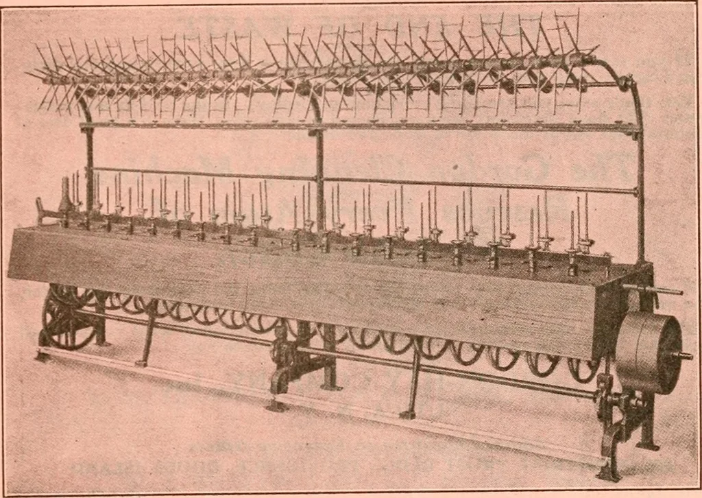 An illustration from Official American textile directory; containing reports of all the textile manufacturing establishments in the United States and Canada, together with the yarn trade index ... Comp. annually by the Textile world journal, 1921, leaf 96