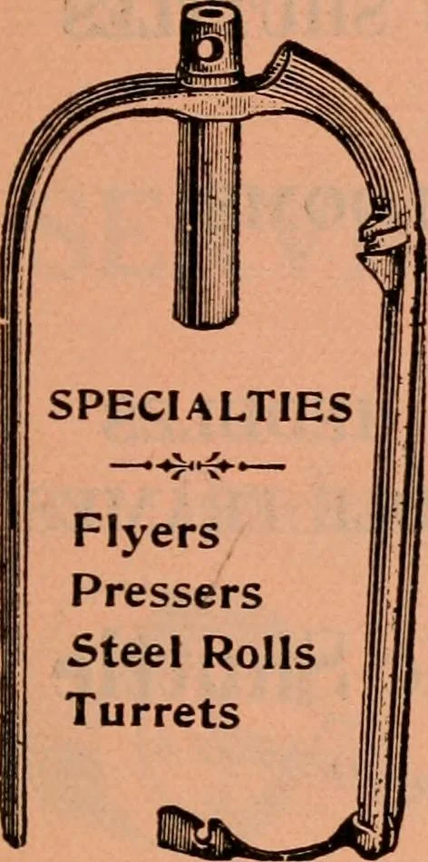An illustration from Official American textile directory; containing reports of all the textile manufacturing establishments in the United States and Canada, together with the yarn trade index ... Comp. annually by the Textile world journal, 1922, leaf 100