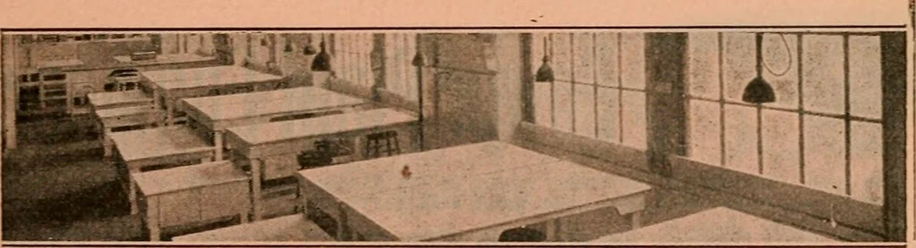 An illustration from Official American textile directory; containing reports of all the textile manufacturing establishments in the United States and Canada, together with the yarn trade index ... Comp. annually by the Textile world journal, 1922, leaf 110
