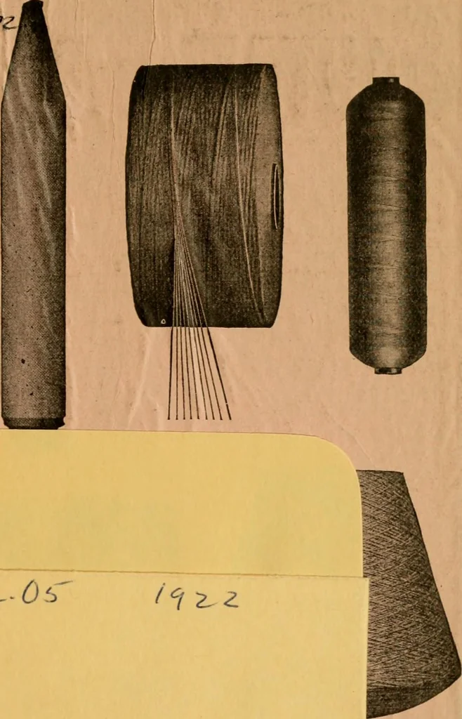 An illustration from Official American textile directory; containing reports of all the textile manufacturing establishments in the United States and Canada, together with the yarn trade index ... Comp. annually by the Textile world journal, 1922, leaf 1106