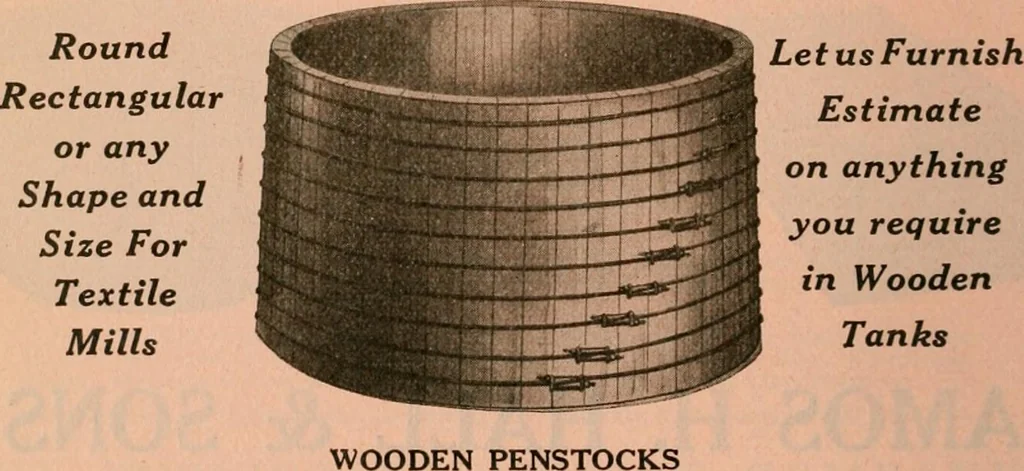 An illustration from Official American textile directory; containing reports of all the textile manufacturing establishments in the United States and Canada, together with the yarn trade index ... Comp. annually by the Textile world journal, 1922, leaf 113