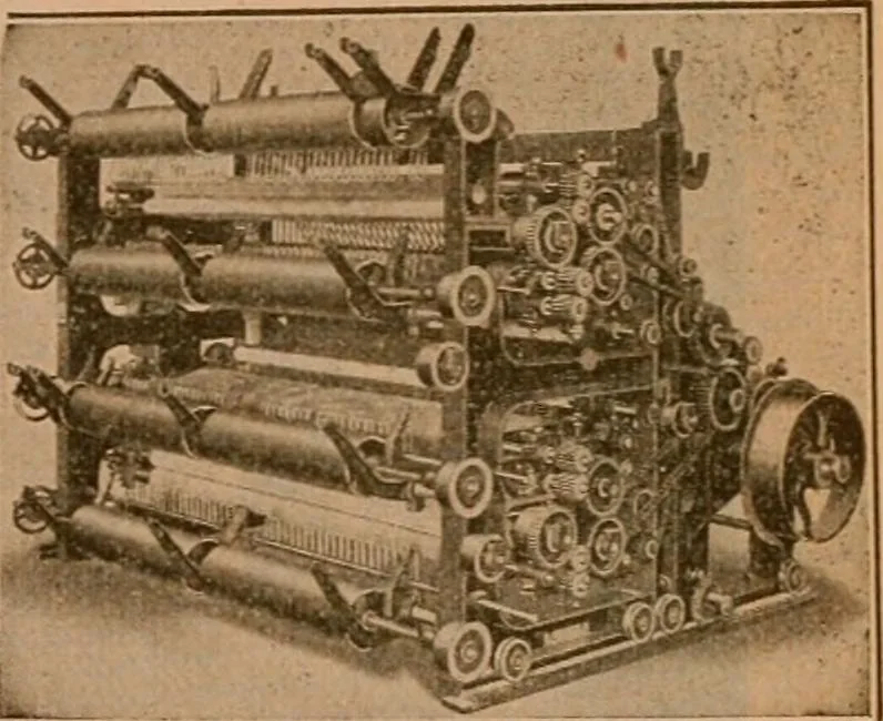 An illustration from Official American textile directory; containing reports of all the textile manufacturing establishments in the United States and Canada, together with the yarn trade index ... Comp. annually by the Textile world journal, 1922, leaf 12