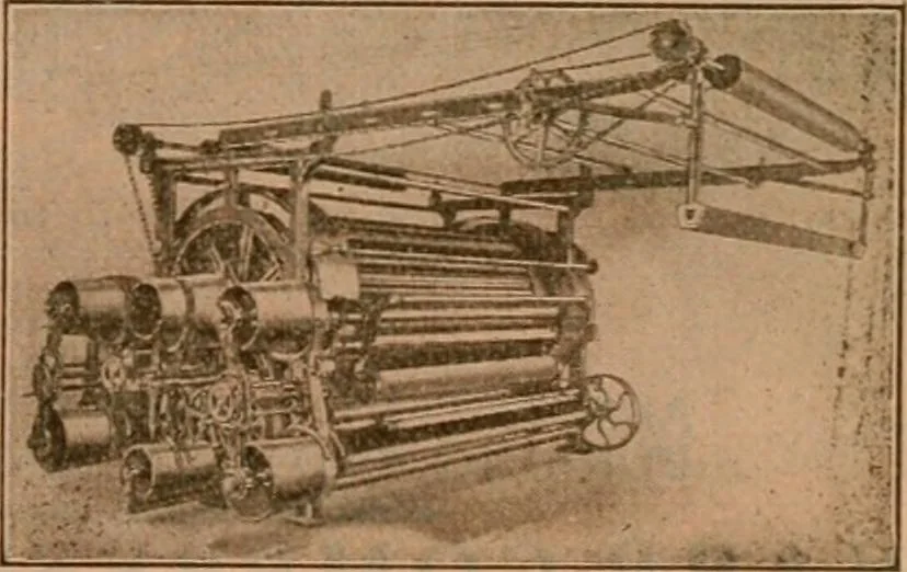 An illustration from Official American textile directory; containing reports of all the textile manufacturing establishments in the United States and Canada, together with the yarn trade index ... Comp. annually by the Textile world journal, 1922, leaf 12