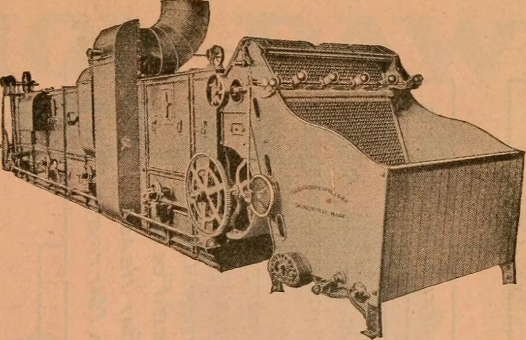 An illustration from Official American textile directory; containing reports of all the textile manufacturing establishments in the United States and Canada, together with the yarn trade index ... Comp. annually by the Textile world journal, 1922, leaf 14
