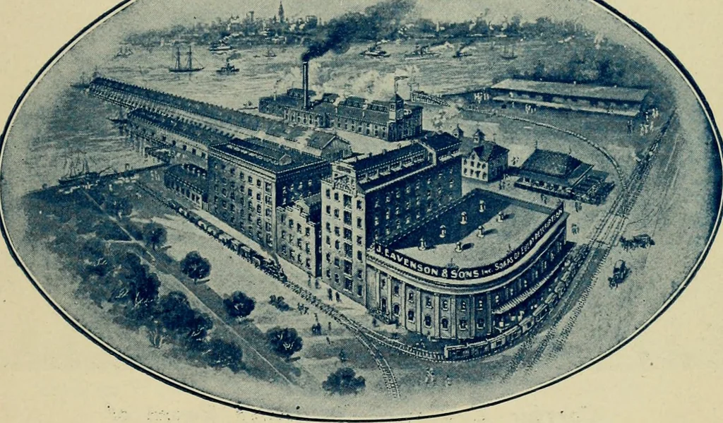 An illustration from Official American textile directory; containing reports of all the textile manufacturing establishments in the United States and Canada, together with the yarn trade index ... Comp. annually by the Textile world journal, 1922, leaf 140