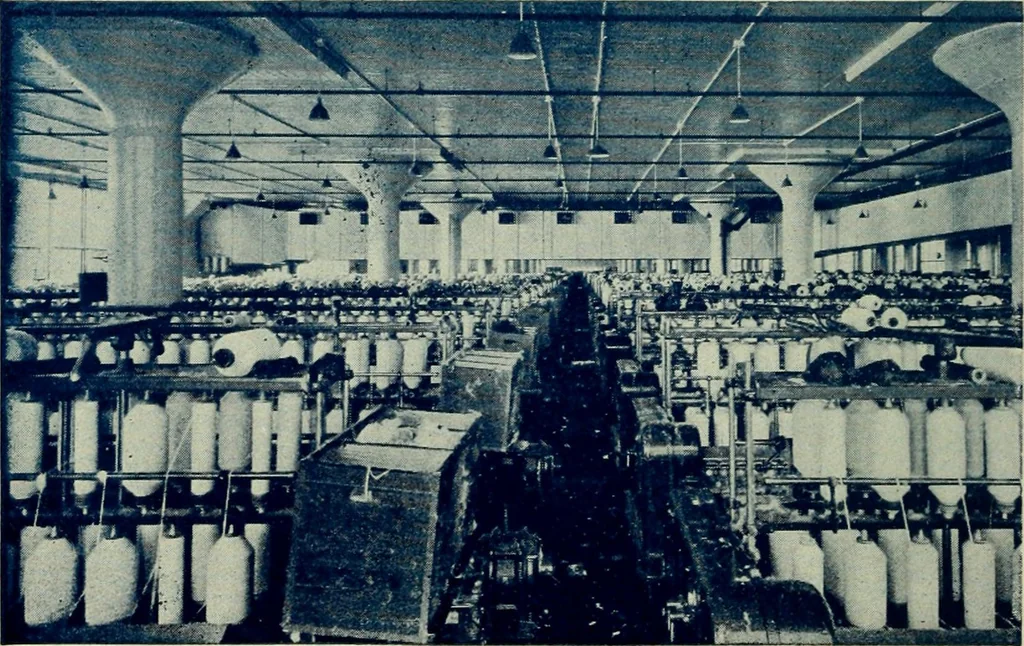 An illustration from Official American textile directory; containing reports of all the textile manufacturing establishments in the United States and Canada, together with the yarn trade index ... Comp. annually by the Textile world journal, 1922, leaf 141