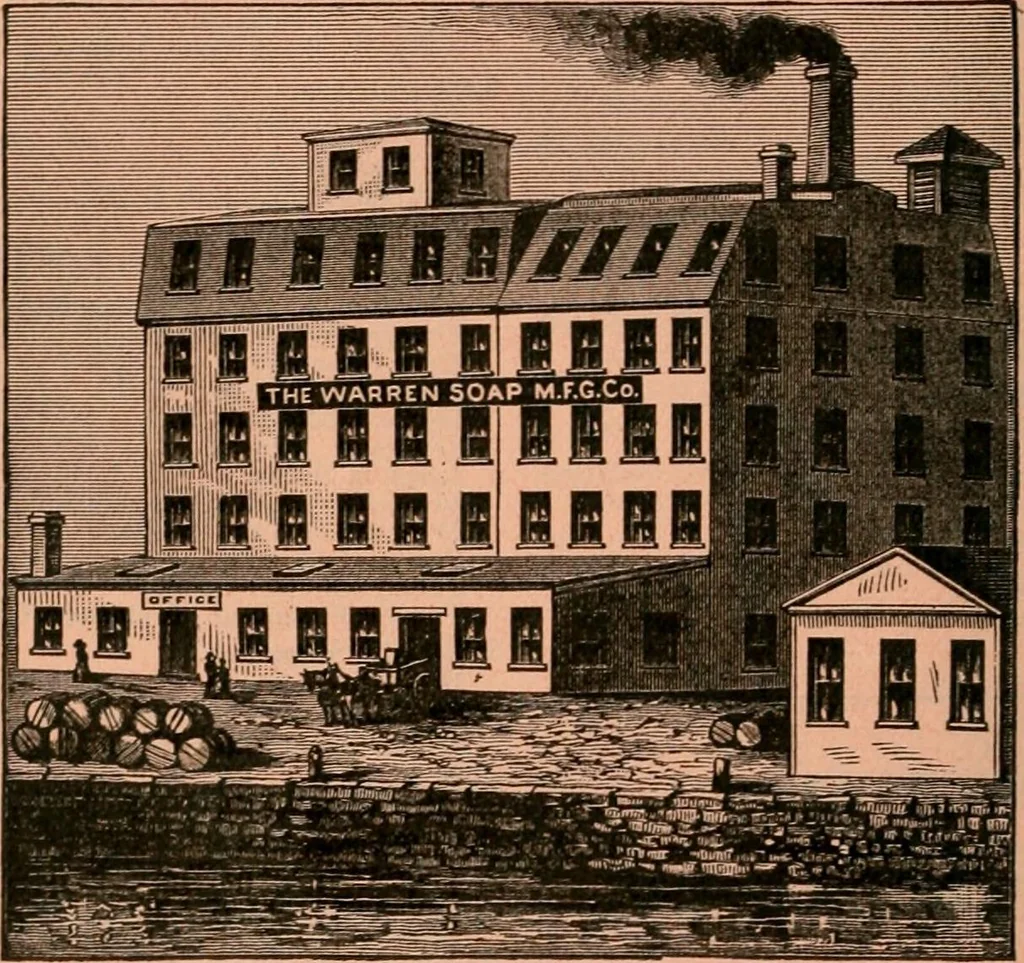 An illustration from Official American textile directory; containing reports of all the textile manufacturing establishments in the United States and Canada, together with the yarn trade index ... Comp. annually by the Textile world journal, 1922, leaf 153