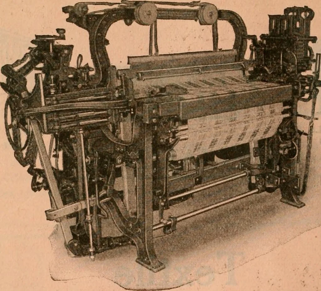 An illustration from Official American textile directory; containing reports of all the textile manufacturing establishments in the United States and Canada, together with the yarn trade index ... Comp. annually by the Textile world journal, 1922, leaf 19
