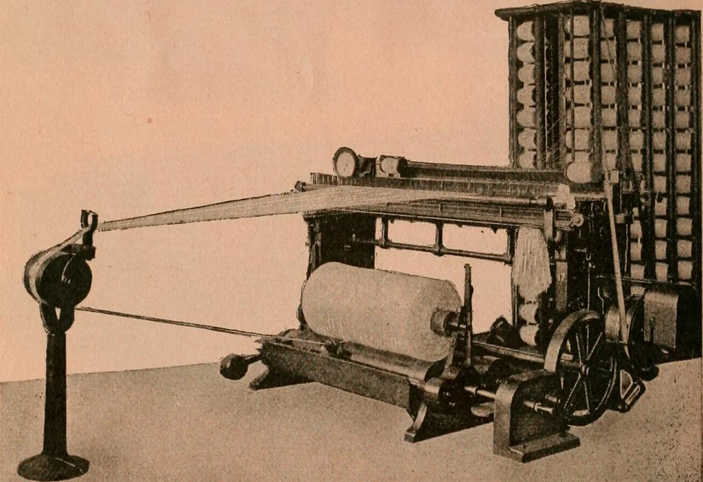 An illustration from Official American textile directory; containing reports of all the textile manufacturing establishments in the United States and Canada, together with the yarn trade index ... Comp. annually by the Textile world journal, 1922, leaf 23