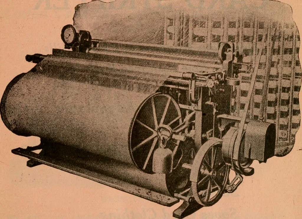 An illustration from Official American textile directory; containing reports of all the textile manufacturing establishments in the United States and Canada, together with the yarn trade index ... Comp. annually by the Textile world journal, 1922, leaf 24