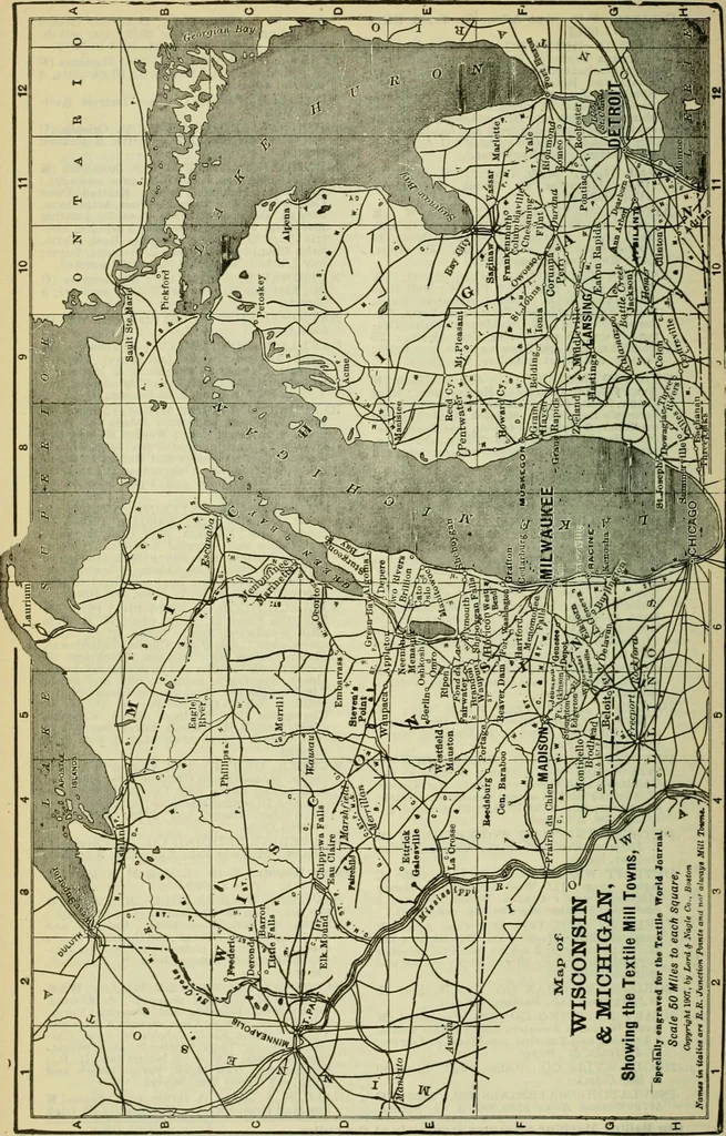 An illustration from Official American textile directory; containing reports of all the textile manufacturing establishments in the United States and Canada, together with the yarn trade index ... Comp. annually by the Textile world journal, 1922, leaf 289