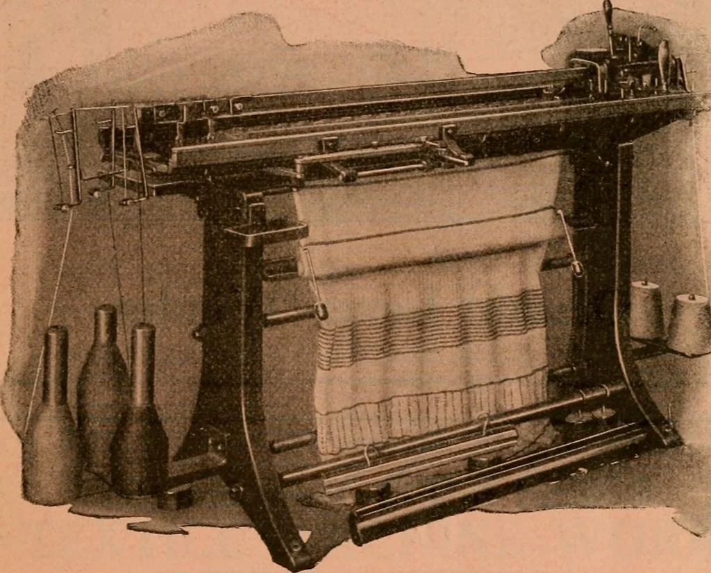 An illustration from Official American textile directory; containing reports of all the textile manufacturing establishments in the United States and Canada, together with the yarn trade index ... Comp. annually by the Textile world journal, 1922, leaf 38