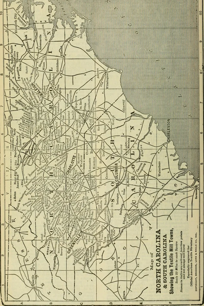 An illustration from Official American textile directory; containing reports of all the textile manufacturing establishments in the United States and Canada, together with the yarn trade index ... Comp. annually by the Textile world journal, 1922, leaf 411