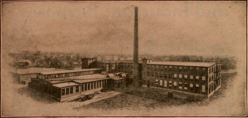 An illustration from Official American textile directory; containing reports of all the textile manufacturing establishments in the United States and Canada, together with the yarn trade index ... Comp. annually by the Textile world journal, 1922, leaf 46