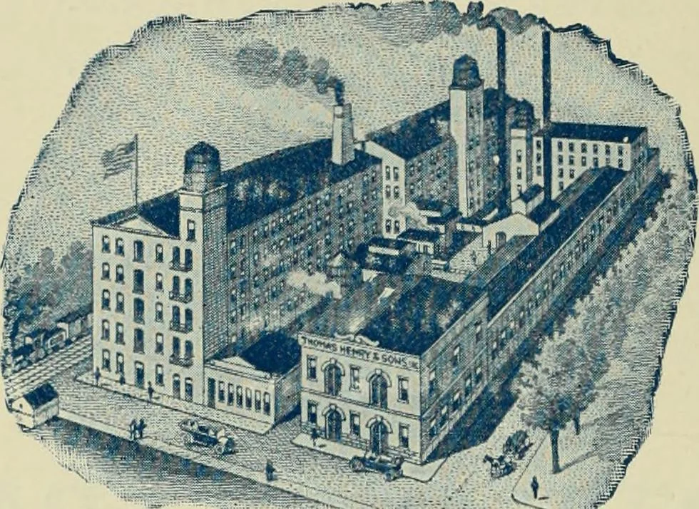 An illustration from Official American textile directory; containing reports of all the textile manufacturing establishments in the United States and Canada, together with the yarn trade index ... Comp. annually by the Textile world journal, 1922, leaf 713