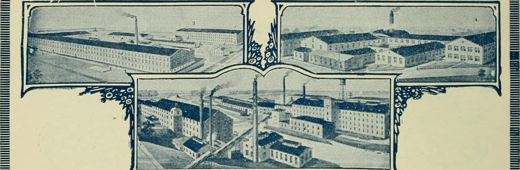 An illustration from Official American textile directory; containing reports of all the textile manufacturing establishments in the United States and Canada, together with the yarn trade index ... Comp. annually by the Textile world journal, 1922, leaf 727