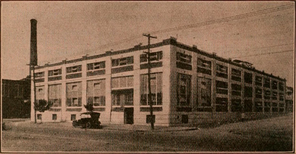 An illustration from Official American textile directory; containing reports of all the textile manufacturing establishments in the United States and Canada, together with the yarn trade index ... Comp. annually by the Textile world journal, 1922, leaf 83