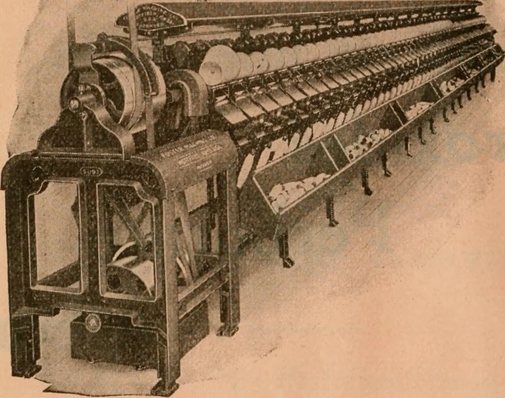 An illustration from Official American textile directory; containing reports of all the textile manufacturing establishments in the United States and Canada, together with the yarn trade index ... Comp. annually by the Textile world journal, 1922, leaf 9