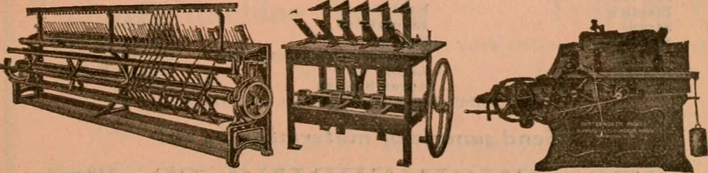 An illustration from Official American textile directory; containing reports of all the textile manufacturing establishments in the United States and Canada, together with the yarn trade index ... Comp. annually by the Textile world journal, 1922, leaf 90