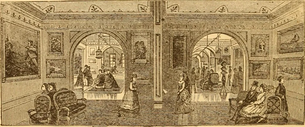 An illustration from Official catalogue, 1876, leaf 21